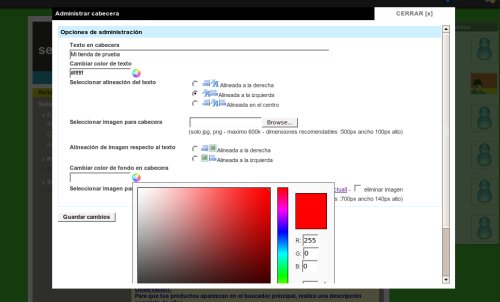 Minicatalogo - Administración